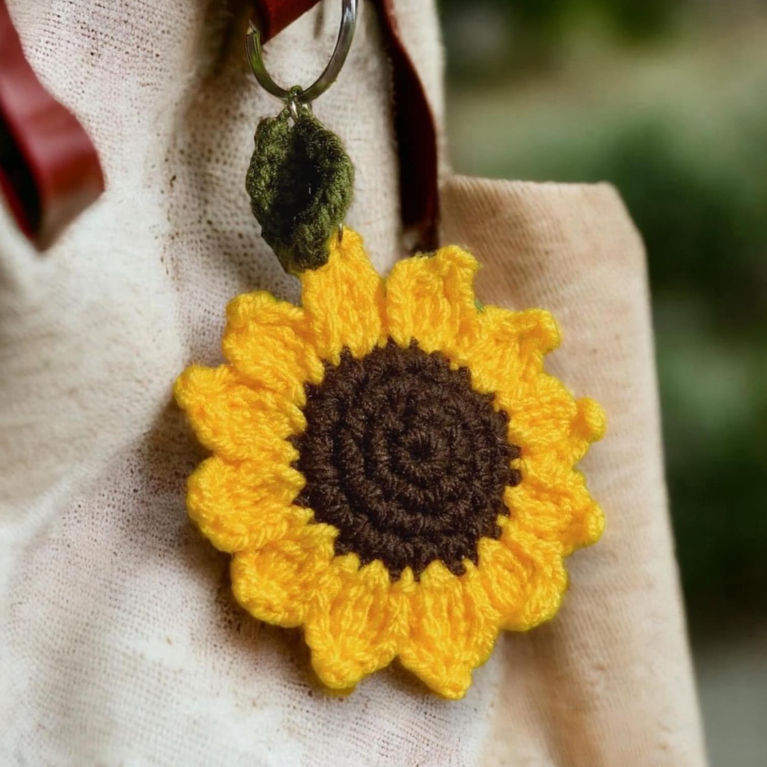 Sunflower Keychain